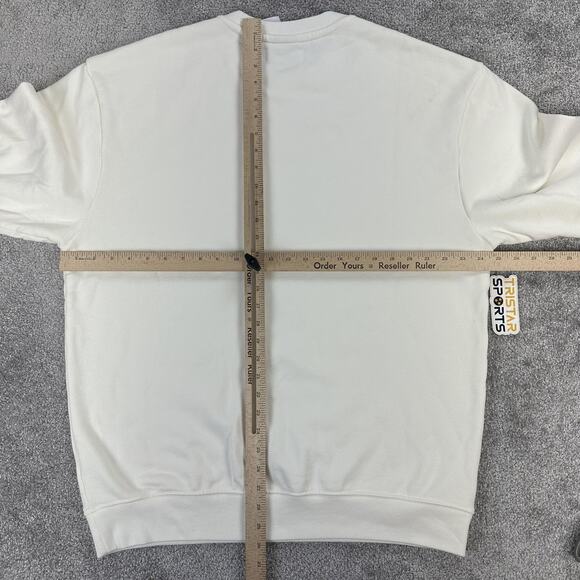Jordan Sweatshirt Mens Large Tall White Crewneck Pullover FJ7788-133 New Cotton - Picture 8 of 10